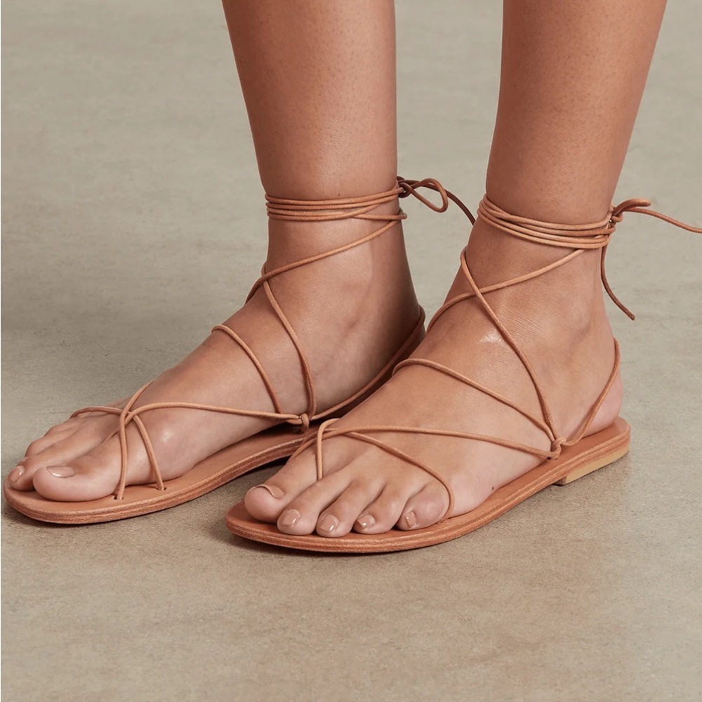 Maria Farro Aelia leather sandal  size 38 or 8